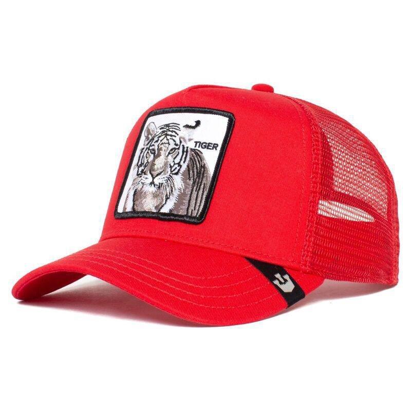 Goorin Bros The White Tiger Unisex Trucker Caps Red, , large image number 4