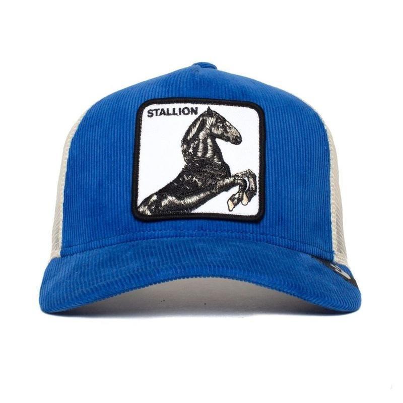 Goorin Bros Sly Stallione Unisex Trucker Caps Blue, , medium