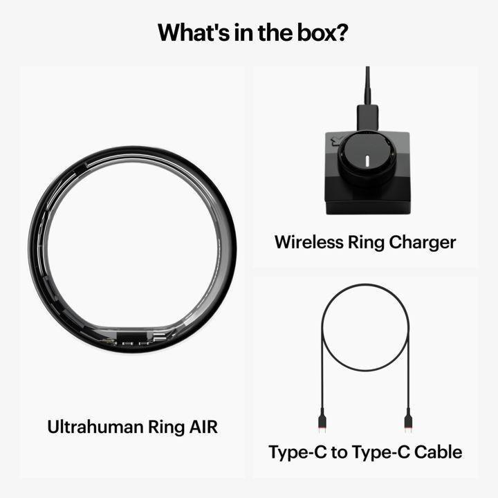 Ultrahuman Ring Air R1 Sleep Tracking Ring - Size 12, , large image number 7