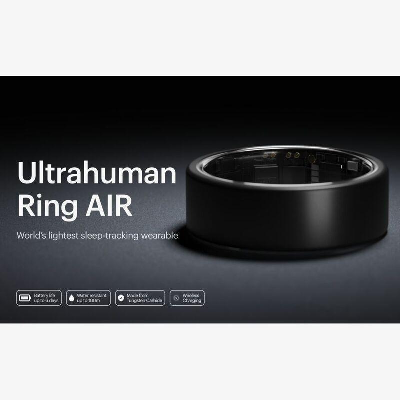 Ultrahuman Ring Air R1 Sleep Tracking Ring - Size 12, , large image number 8