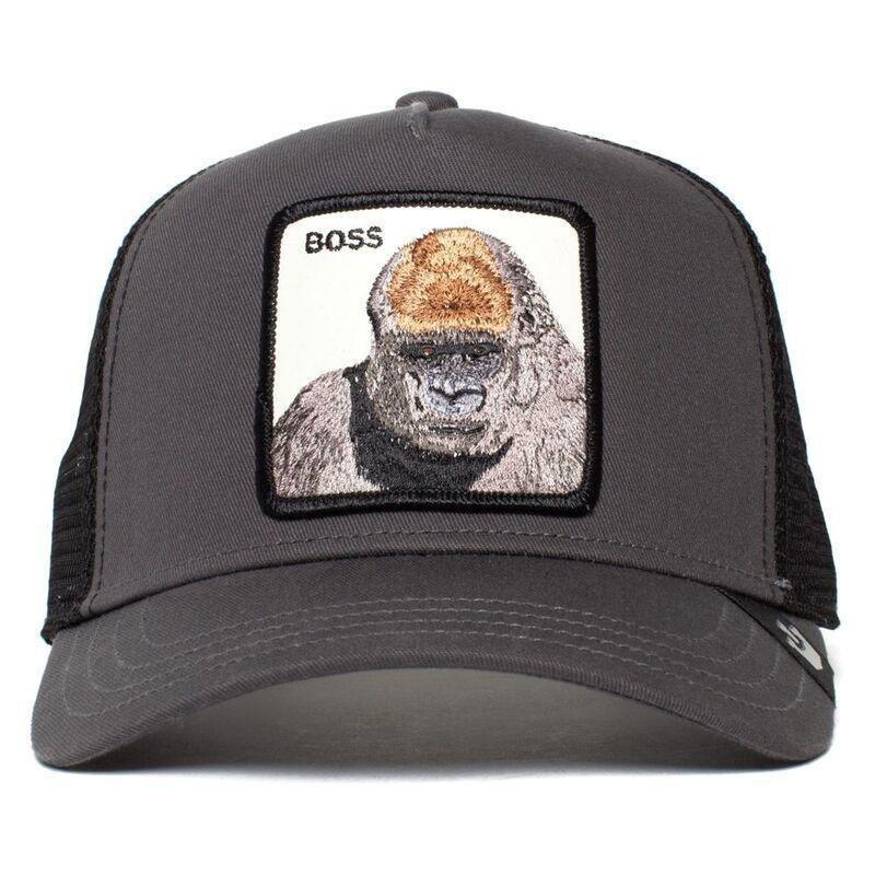 Goorin Bros The Boss Unisex Trucker Caps Charcoal, , medium
