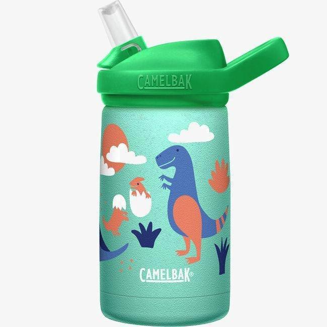 Camelbak Eddy+ Kids Stainless Steel Vacuum Insulated Water Bottle 355ml - Dino Volcanos (Back To School) (Limited Edition), , large image number 0