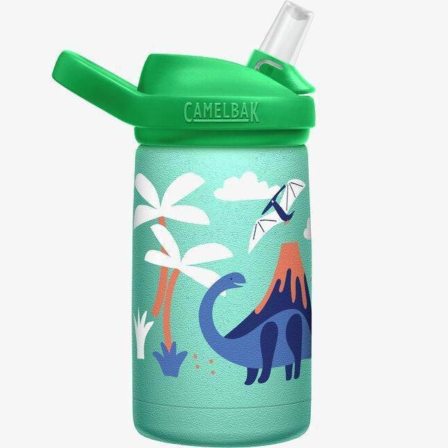Camelbak Eddy+ Kids Stainless Steel Vacuum Insulated Water Bottle 355ml - Dino Volcanos (Back To School) (Limited Edition), , large image number 1