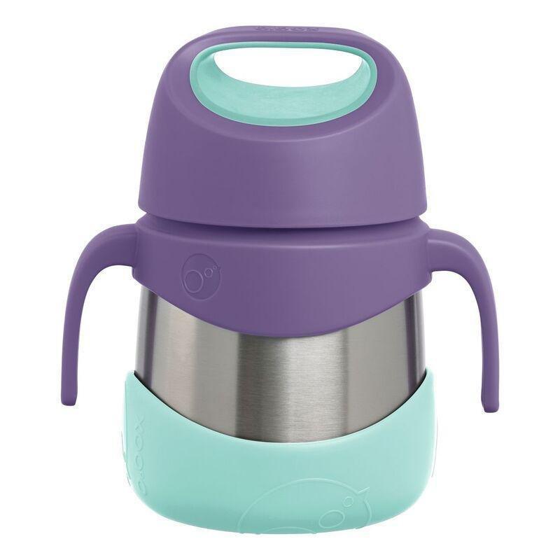 B.Box Insulated Kids Food Jar With Spork - Lilac Pop 335 ml, , large image number 1