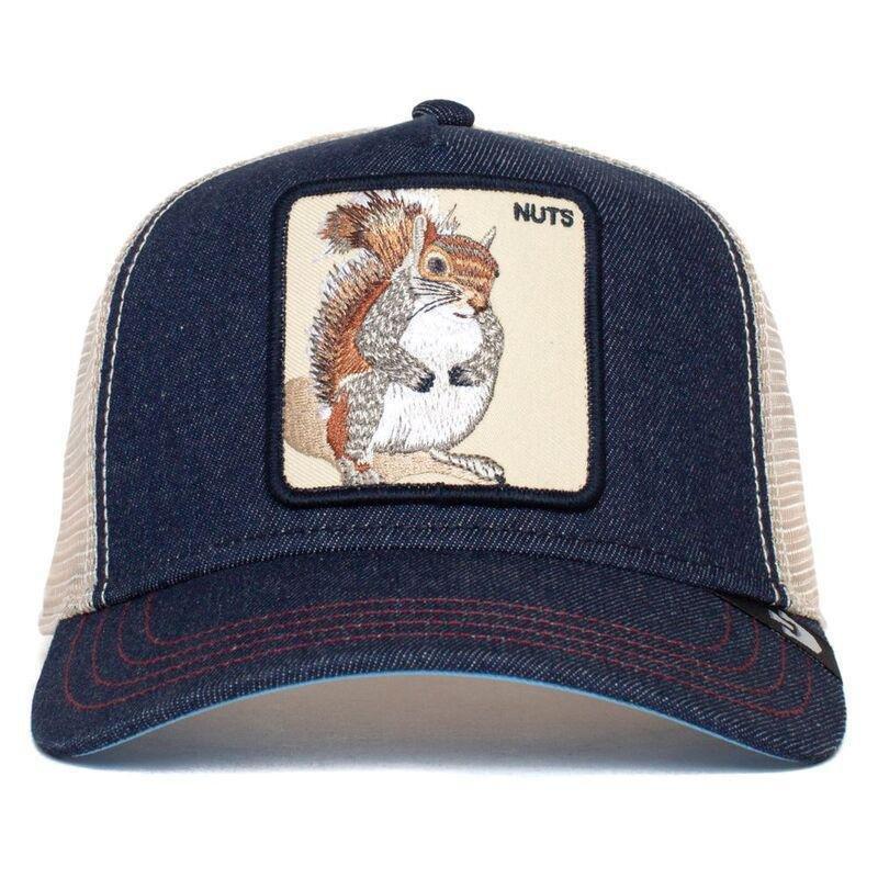 Goorin Bros The Nuts Squirrel Unisex Trucker Caps Navy, , medium