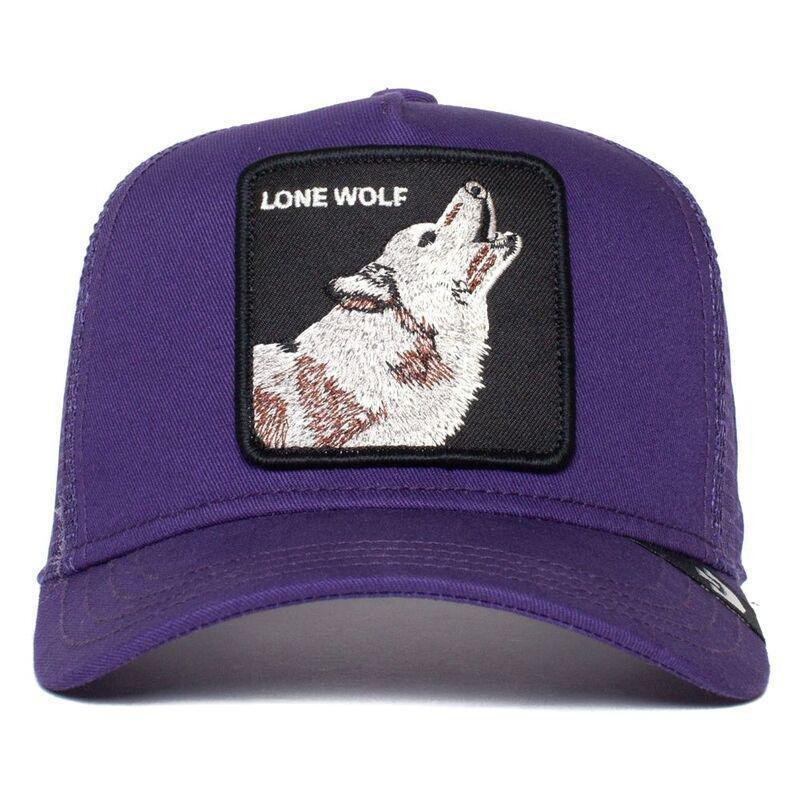 Goorin Bros Lil Lobo Unisex Trucker Caps Purple, , medium