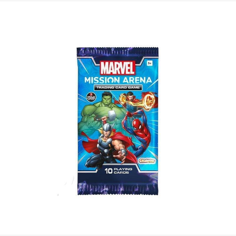 Cicaboom Marvel Mission Arena Foil Bag Single Pack (Pack Includes 10 Cards + 1 Qr Code Card), , medium