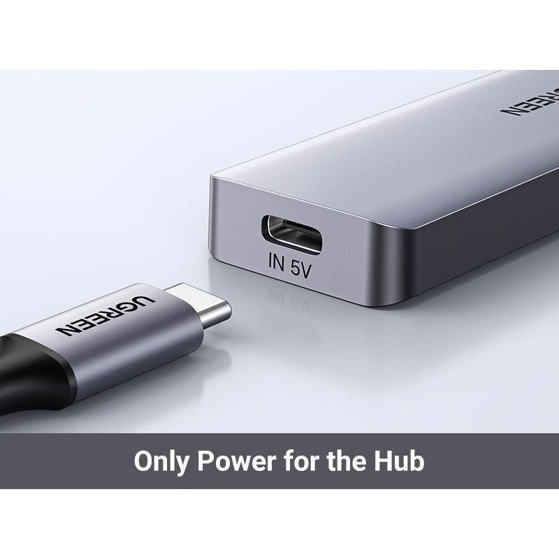 UGREEN USB-C Hub 4 Ports USB-C Adapter Type C Hub - Black, , large image number 1