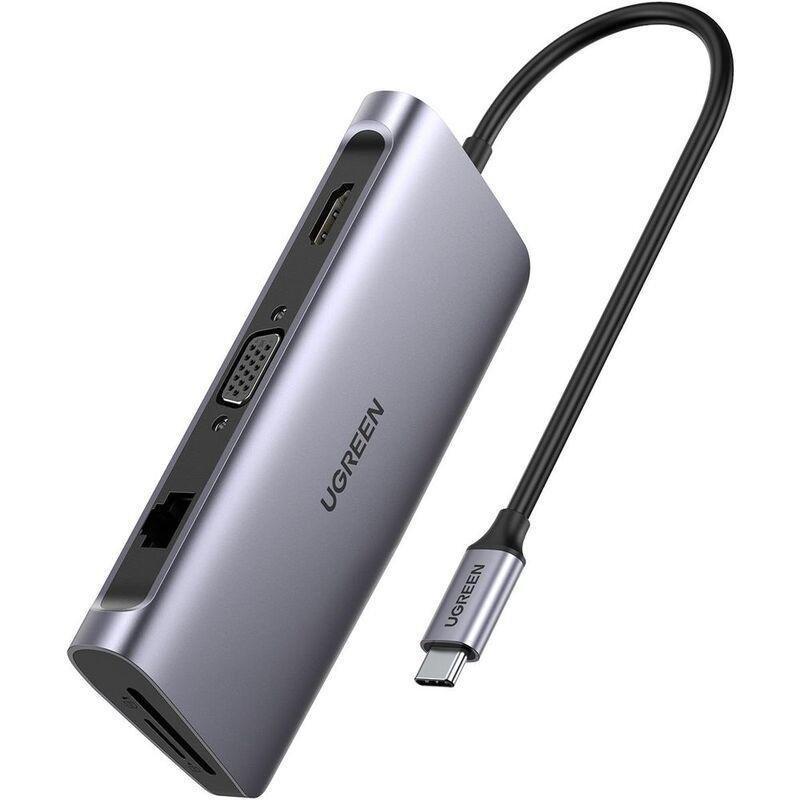UGREEN USB-C Hub 9-in-1 USB-C Hub With 4K HDMI - Grey, , large image number 0