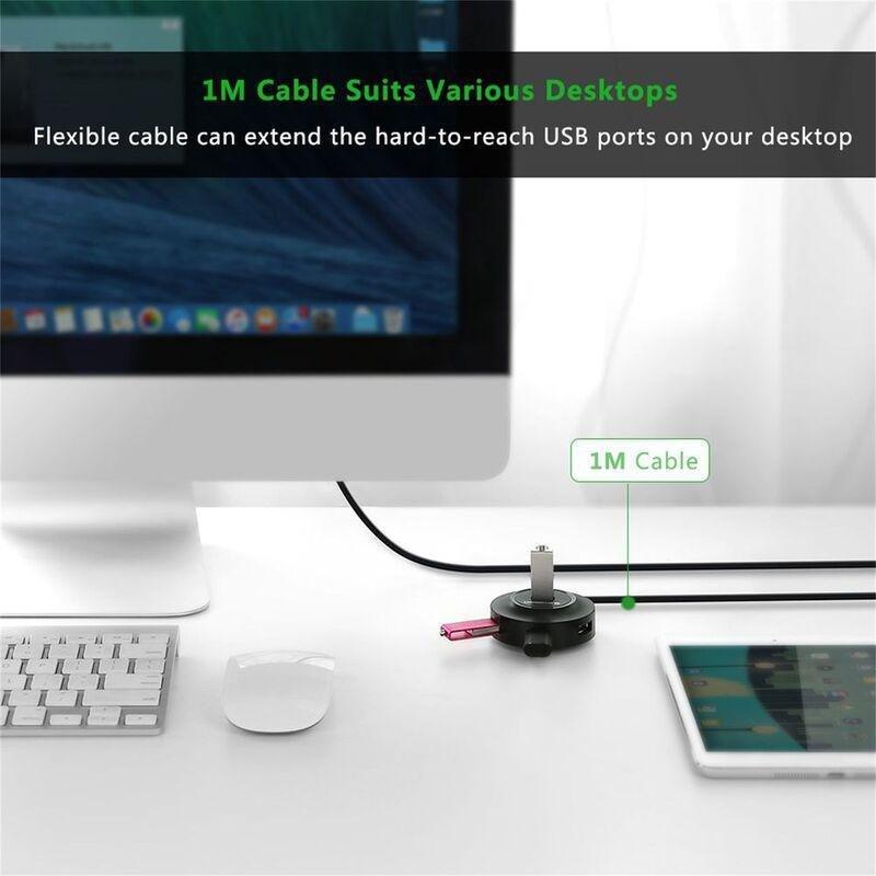 UGREEN USB 2.0 Hub 4 Ports - Black, , large image number 0