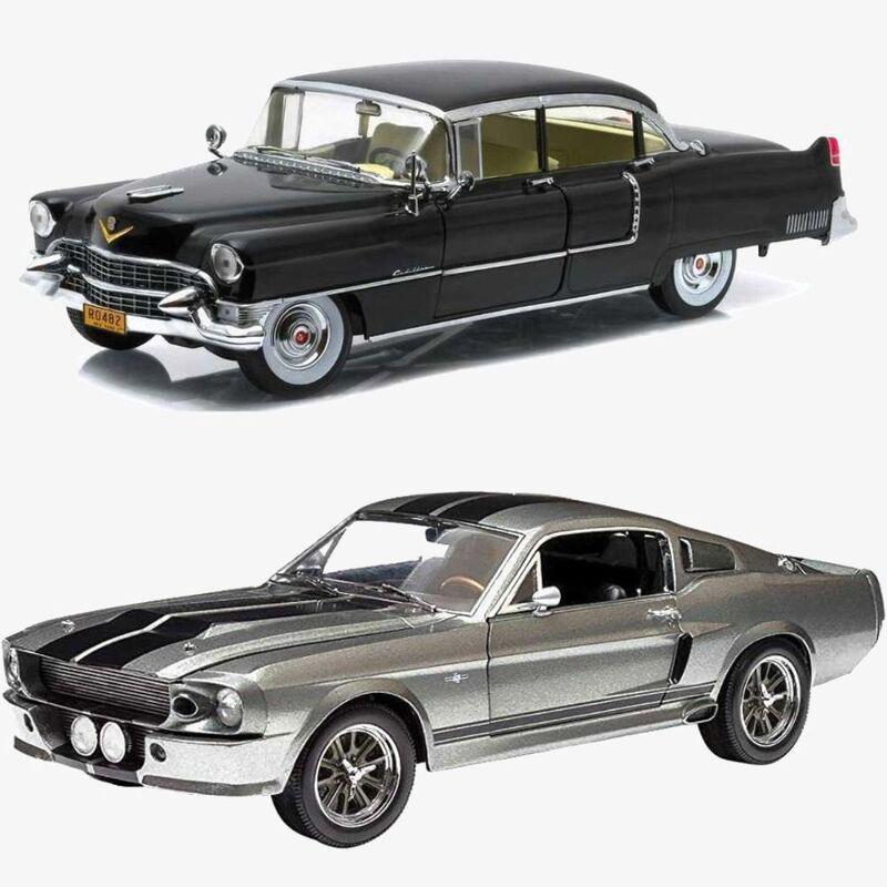 Greenlight Hollywood Series 60 1955 Cadillac Fleetwood (Godfather)/ 1967 Ford Mustang Eleanor (Gone In 60 Seconds) 1.64 Diecast Car (Assortment - I..., , large image number 0