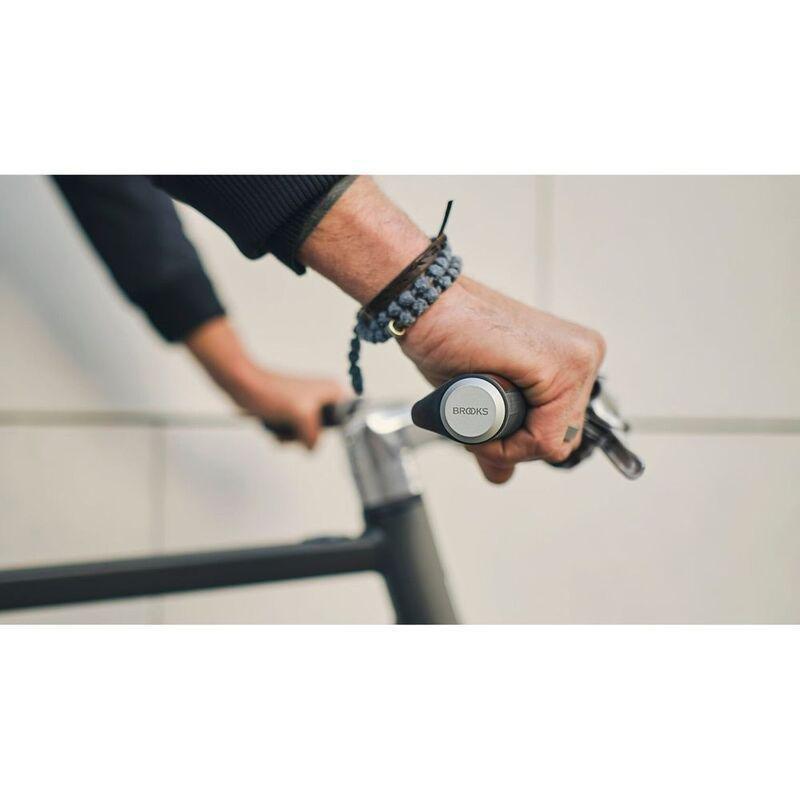 Brooks Ergonomic Leather Grips 130/130 Black, , large image number 3