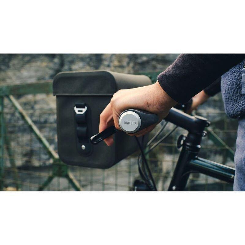 Brooks Ergonomic Leather Grips 130/130 Black, , large image number 4