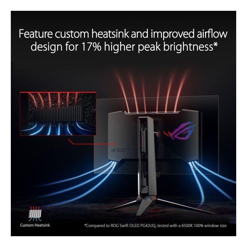 ASUS ROG Swift OLED PG27AQDM Gaming Monitor - 27-inch/240Hz, , large image number 1