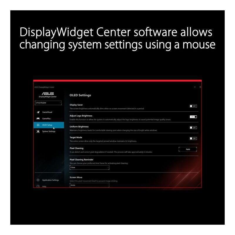 ASUS ROG Swift OLED PG27AQDM Gaming Monitor - 27-inch/240Hz, , large image number 2