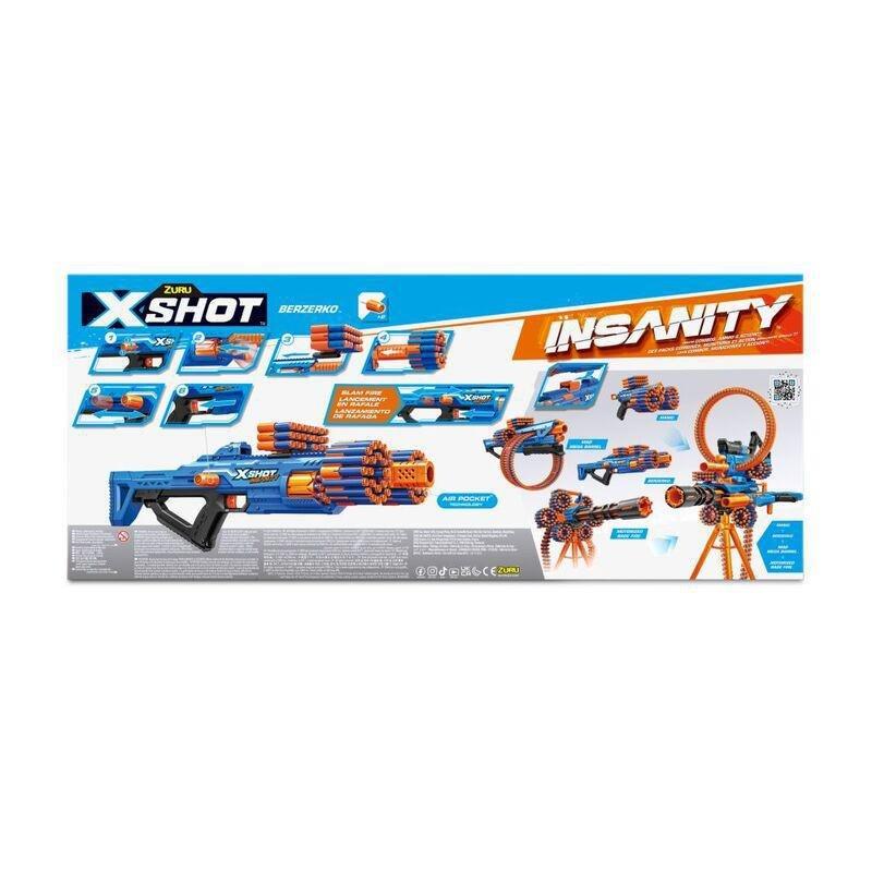 X-Shot Insanity Berzerko 6 Shot Blaster (Includes 48 Darts), , large image number 1