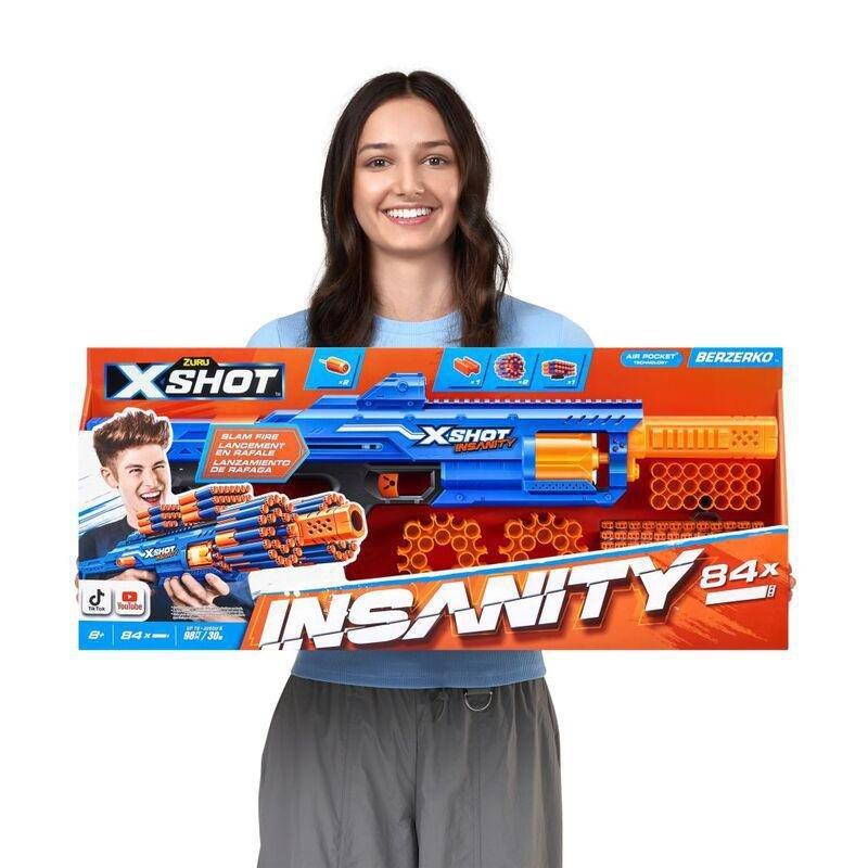 X-Shot Insanity Berzerko 6 Shot Blaster (Includes 48 Darts), , large image number 2