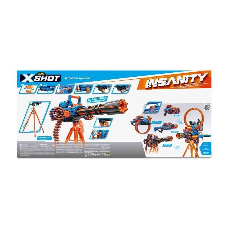 X-Shot Insanity Motorized Rage Fire Blaster (Includes 72 Darts), , large image number 5