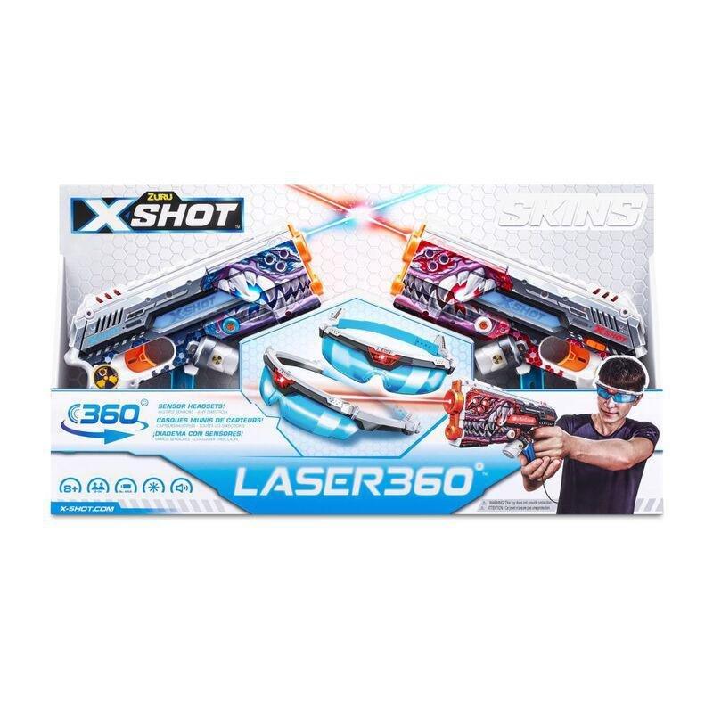X-Shot Skins Laser S1 Laser 360 Blaster (Pack Of 2), , large image number 0