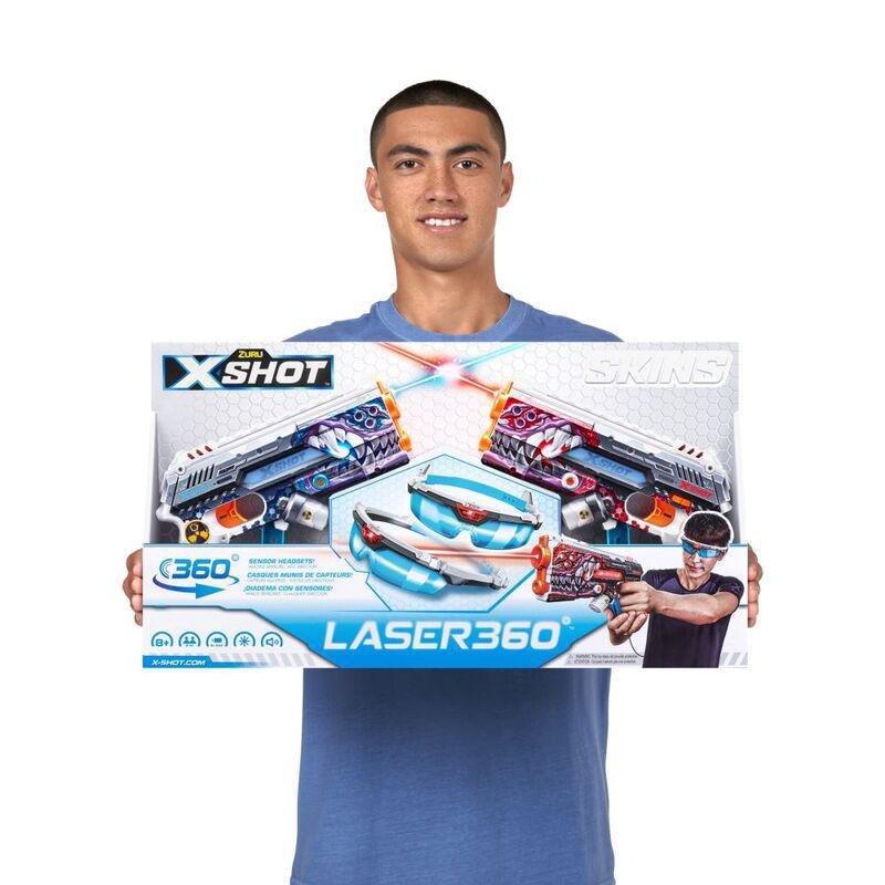 X-Shot Skins Laser S1 Laser 360 Blaster (Pack Of 2), , large image number 7