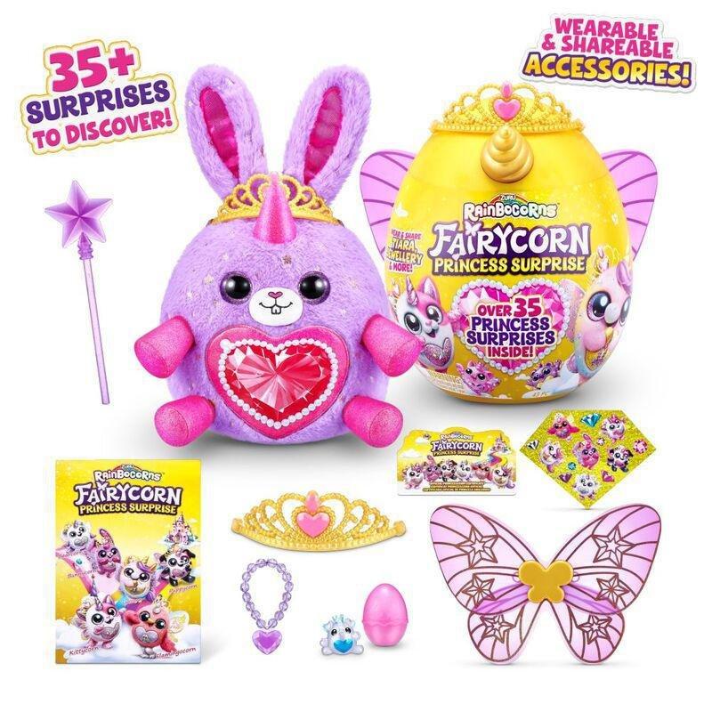 Rainbocorns Fairycorn Princess Surprise Plush Toy - Medium (Assortment - Includes 1), , large image number 0