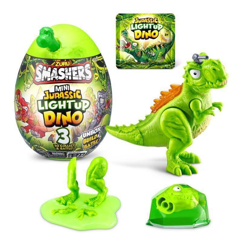 Smashers Jurassic Series 1 Mini Light-Up Dino Figurine (Assortment - Includes 1), , large image number 2