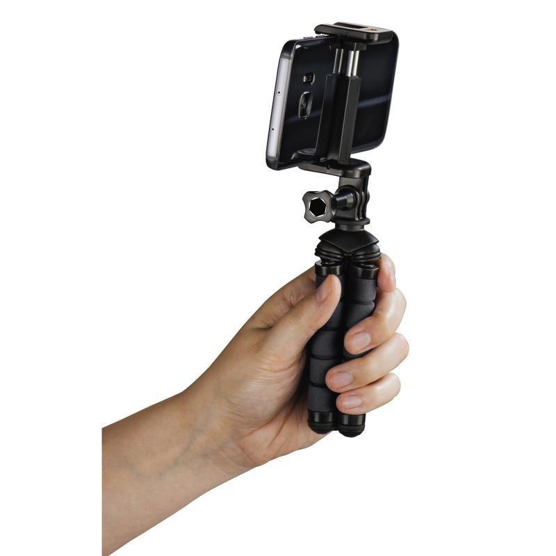 Hama Flex 14 cm Black Mini-Tripod for Smartphone and GoPro, , large image number 3