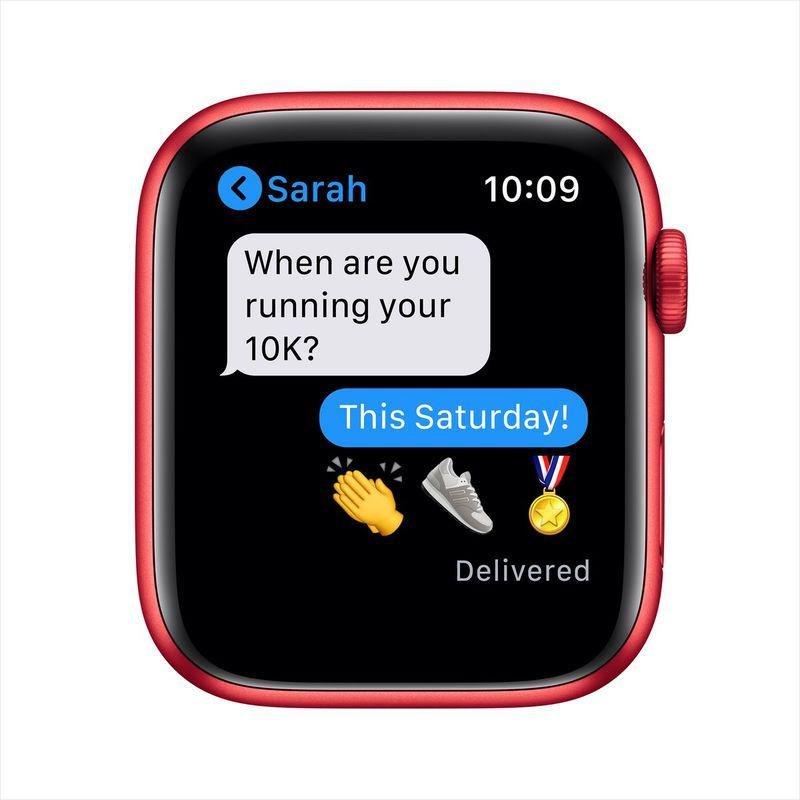 Apple Watch Series 6 GPS 44mm Product(Red) Aluminium Case with Product(Red) Sport Band, , large image number 1