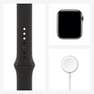 APPLE - Apple Watch Series 6 GPS + Cellular 40mm Graphite Stainless Steel Case with Black Sport Band
