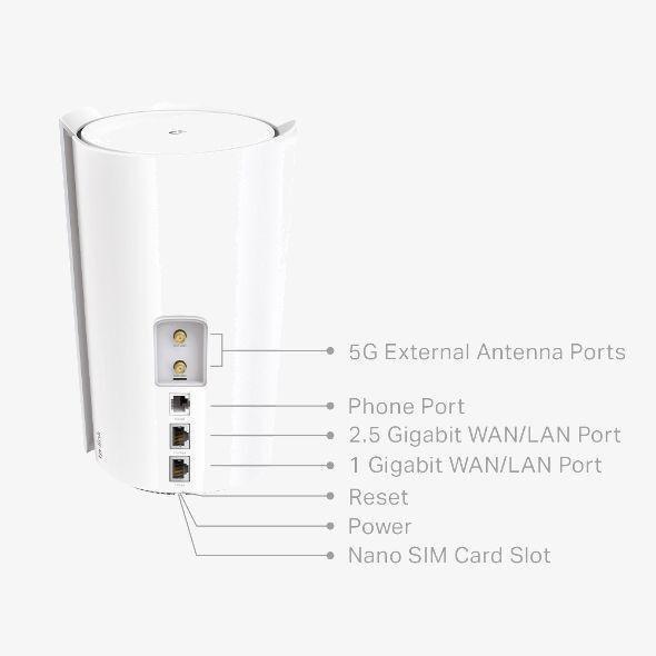 TP-Link Deco X80-5G Whole Home Wi-Fi 6 Gateway (1 Pack), , large image number 1