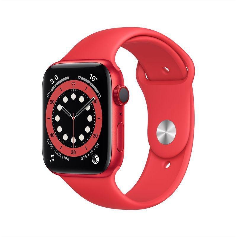 Apple Watch Series 6 GPS + Cellular 44mm Product(Red) Aluminium Case with Product(Red) Sport Band, , large image number 0