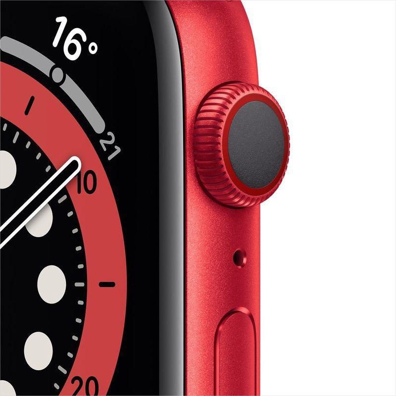 APPLE - Apple Watch Series 6 GPS + Cellular 44mm Product(Red) Aluminium Case with Product(Red) Sport Band