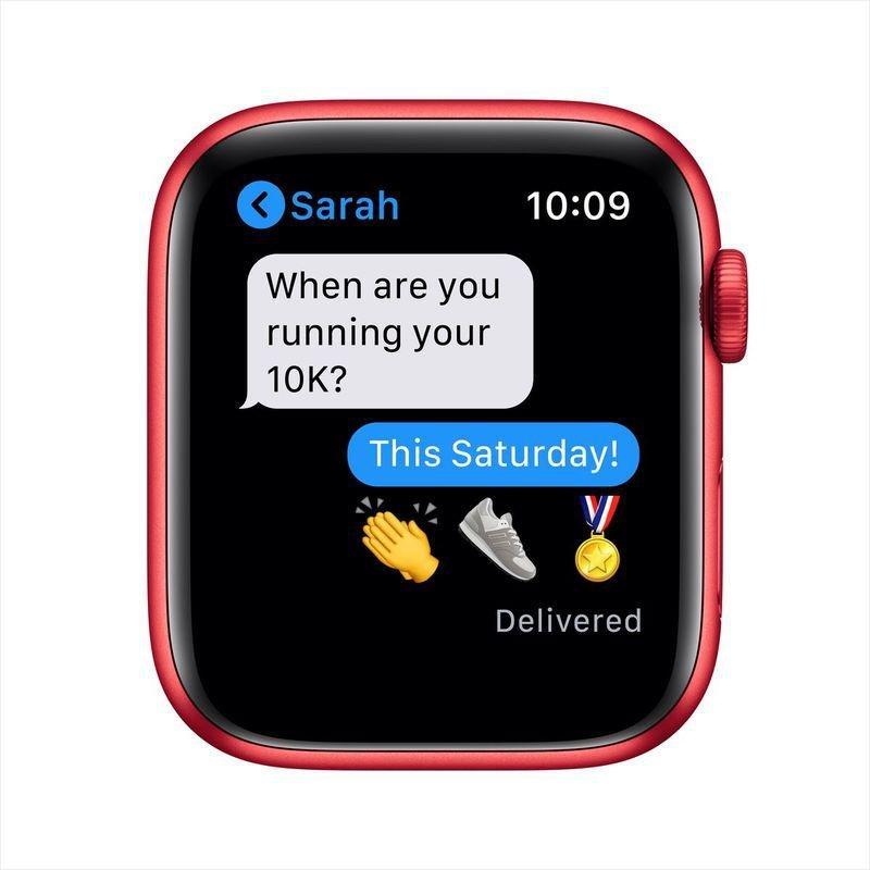 Apple Watch Series 6 GPS + Cellular 44mm Product(Red) Aluminium Case with Product(Red) Sport Band, , large image number 2