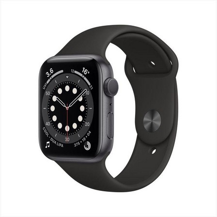APPLE - Apple Watch Series 6 GPS 40mm Space Grey Aluminium Case with Black Sport Band