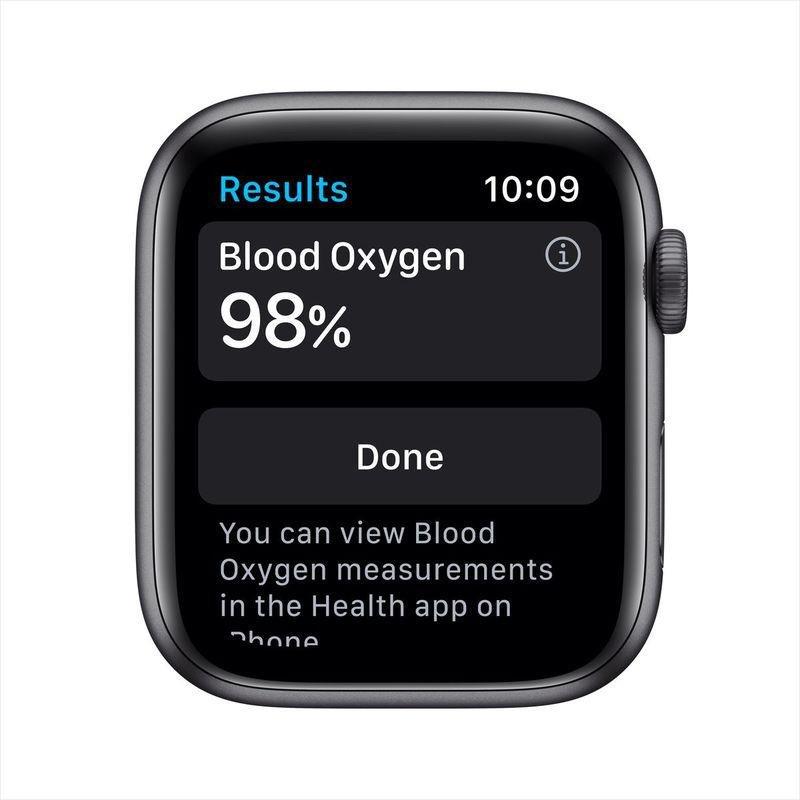 Apple Watch Series 6 GPS 40mm Space Grey Aluminium Case with Black Sport Band, , large image number 3