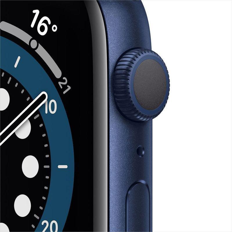 Apple Watch Series 6 GPS 40mm Blue Aluminium Case with Deep Navy Sport Band, , large image number 5