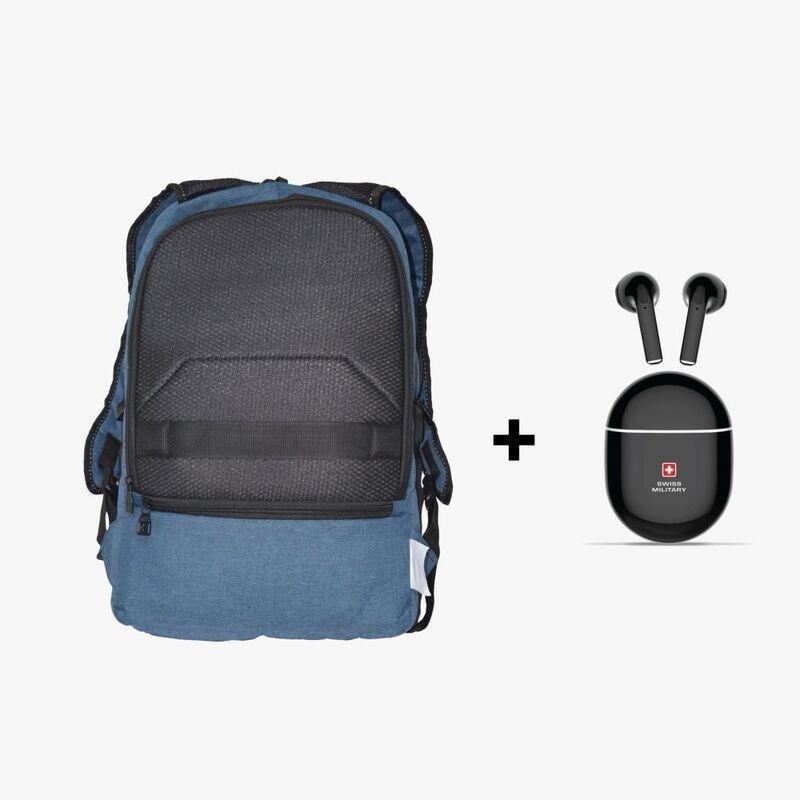 Swiss Military Jackpot Backpack 29L - Blue/Black, , large image number 0