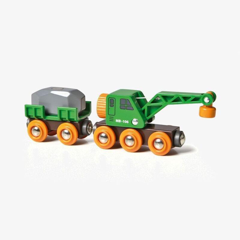 Brio World Blister Clever Crane Wagon Kids Playset, , large image number 2