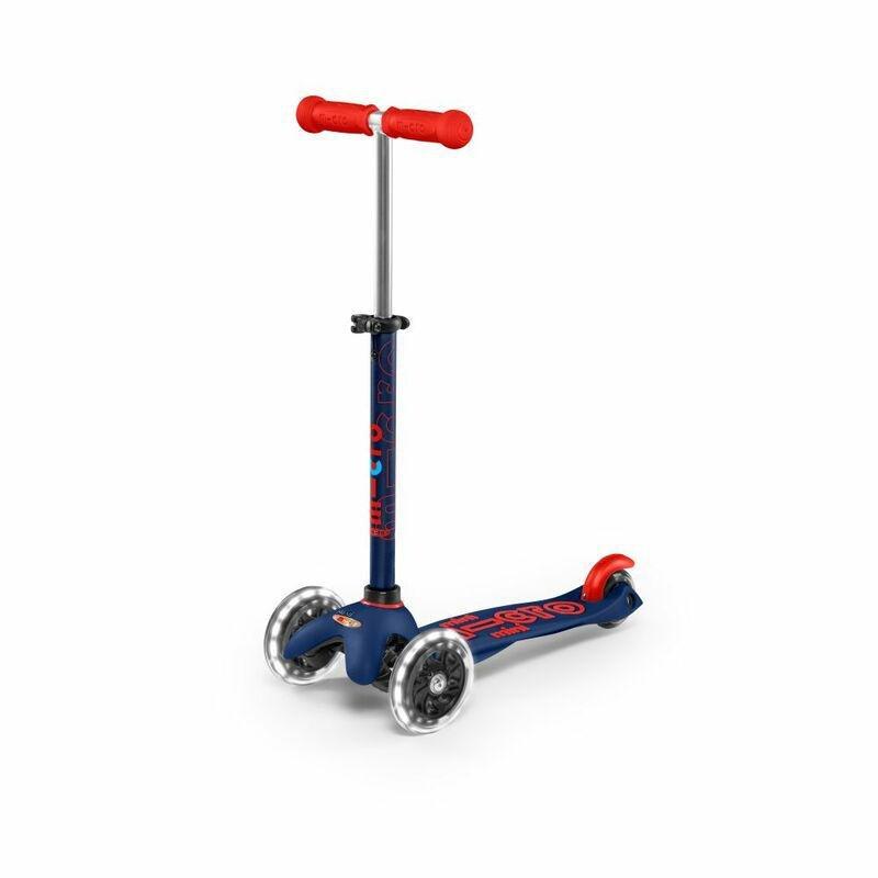 Micro Mini Deluxe Scooter Navy Blue Led 2-5 Years, , large image number 0