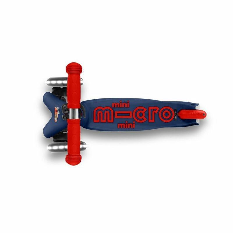 Micro Mini Deluxe Scooter Navy Blue Led 2-5 Years, , large image number 1