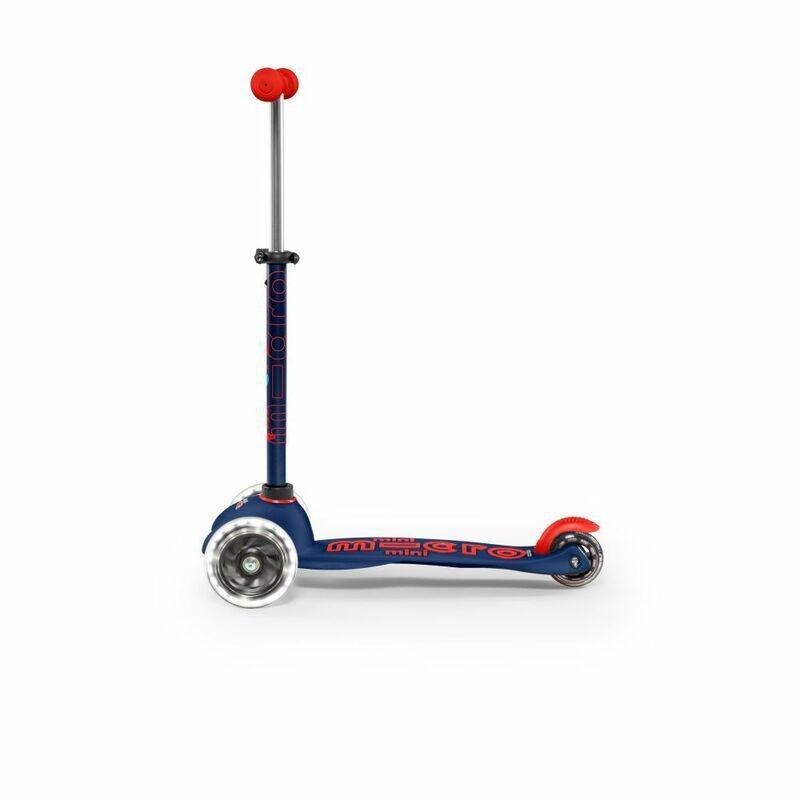Micro Mini Deluxe Scooter Navy Blue Led 2-5 Years, , large image number 3
