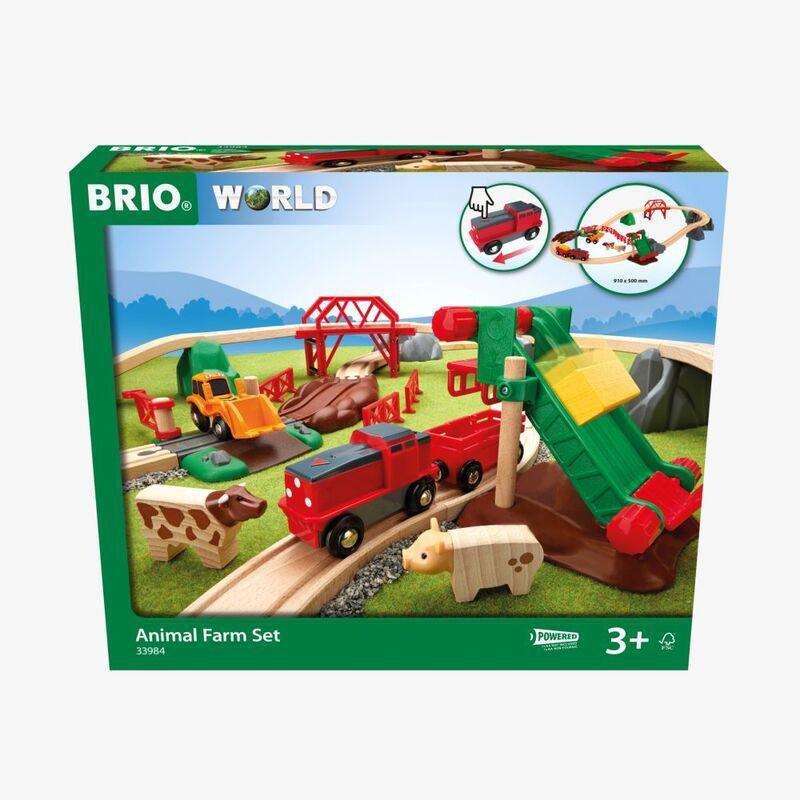 Brio World Animal Farm Kids Playset, , large image number 0