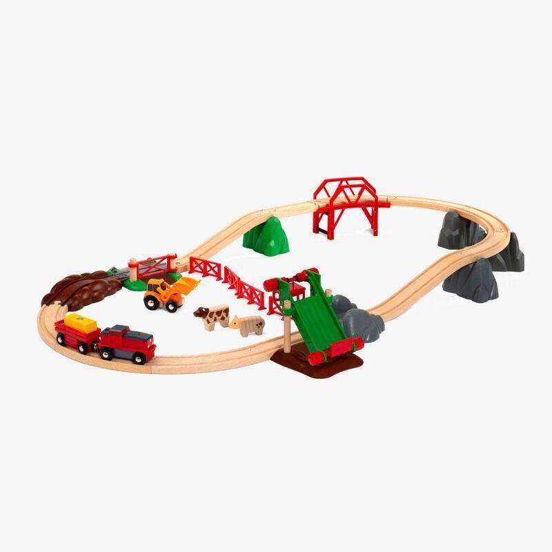 Brio World Animal Farm Kids Playset, , large image number 1