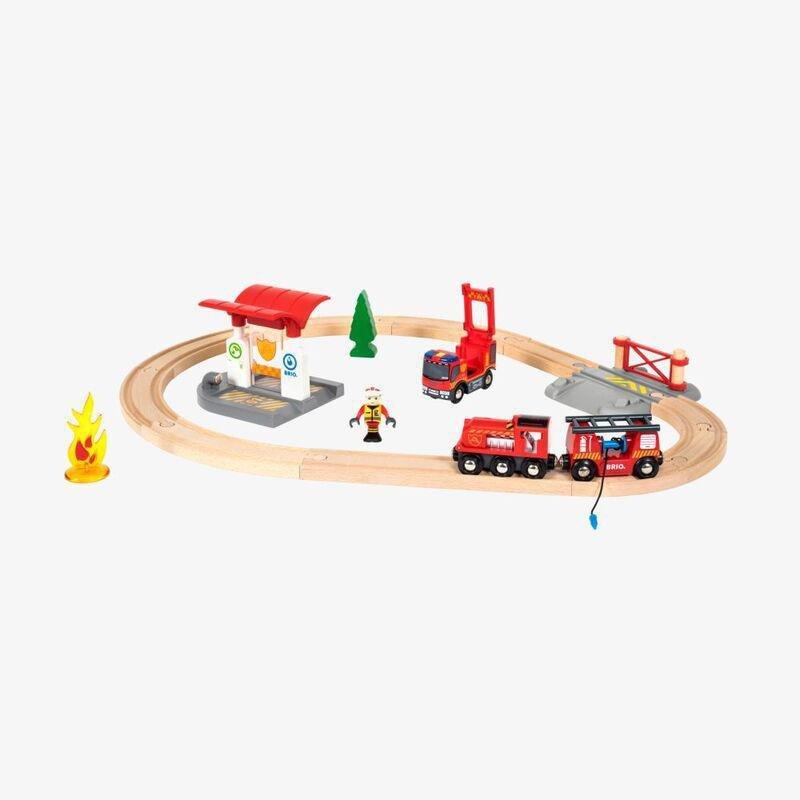 Brio World Firefighter Kids Playset, , large image number 1