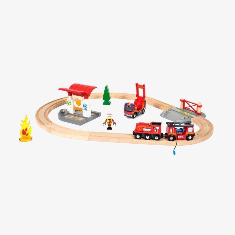 Brio World Firefighter Kids Playset, , large image number 2