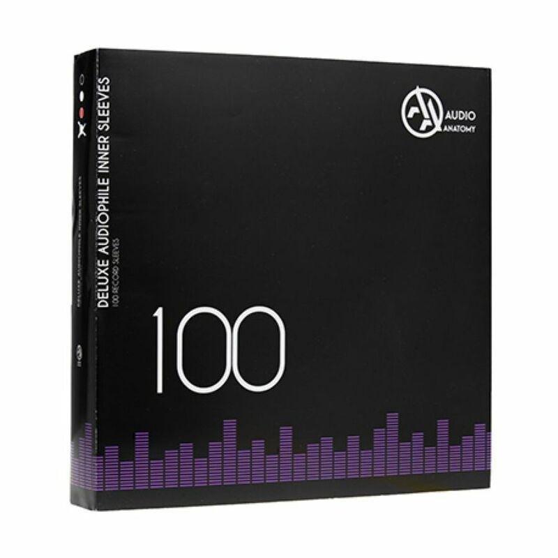 Audio Anatomy Audiophile Antistatic Deluxe Inner Sleeves Black 100 x 12 Inch, , large image number 0