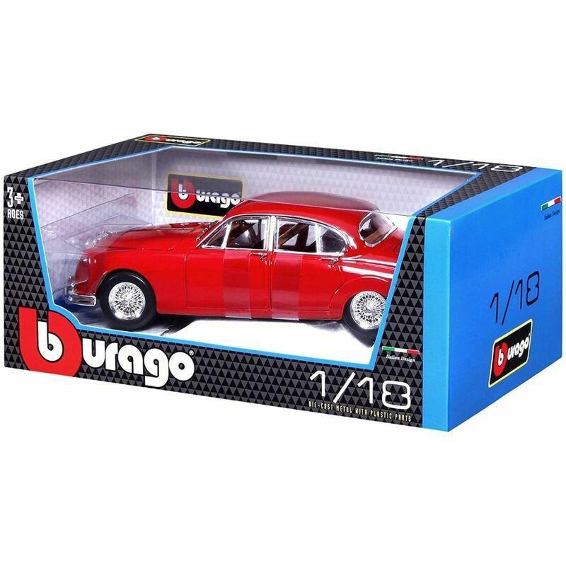 BBurago 1959 Jaguar Mark II Car Diecast Model 1.18 Scale, , large image number 1