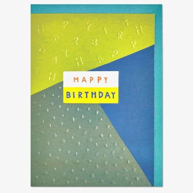 Raspberry Blossom Happy Birthday Greeting Card (18.4 x 13.3cm), , medium