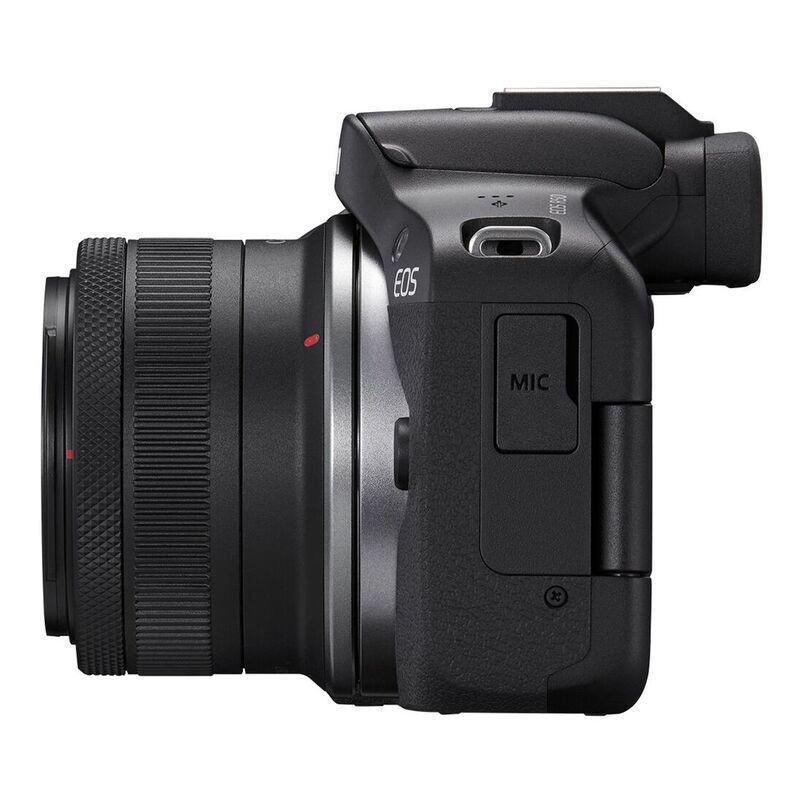 Canon EOS R50 Mirrorless Camera - Black + RF-S 18-45mm f/4.5-6.3 IS STM Lens, , large image number 3