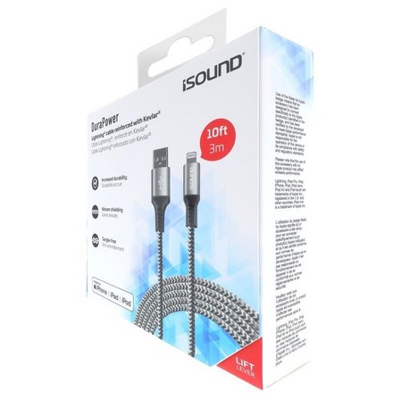 ISOUND - Isound Durapower Lightning Cable Reinforced With Kevlar 3M